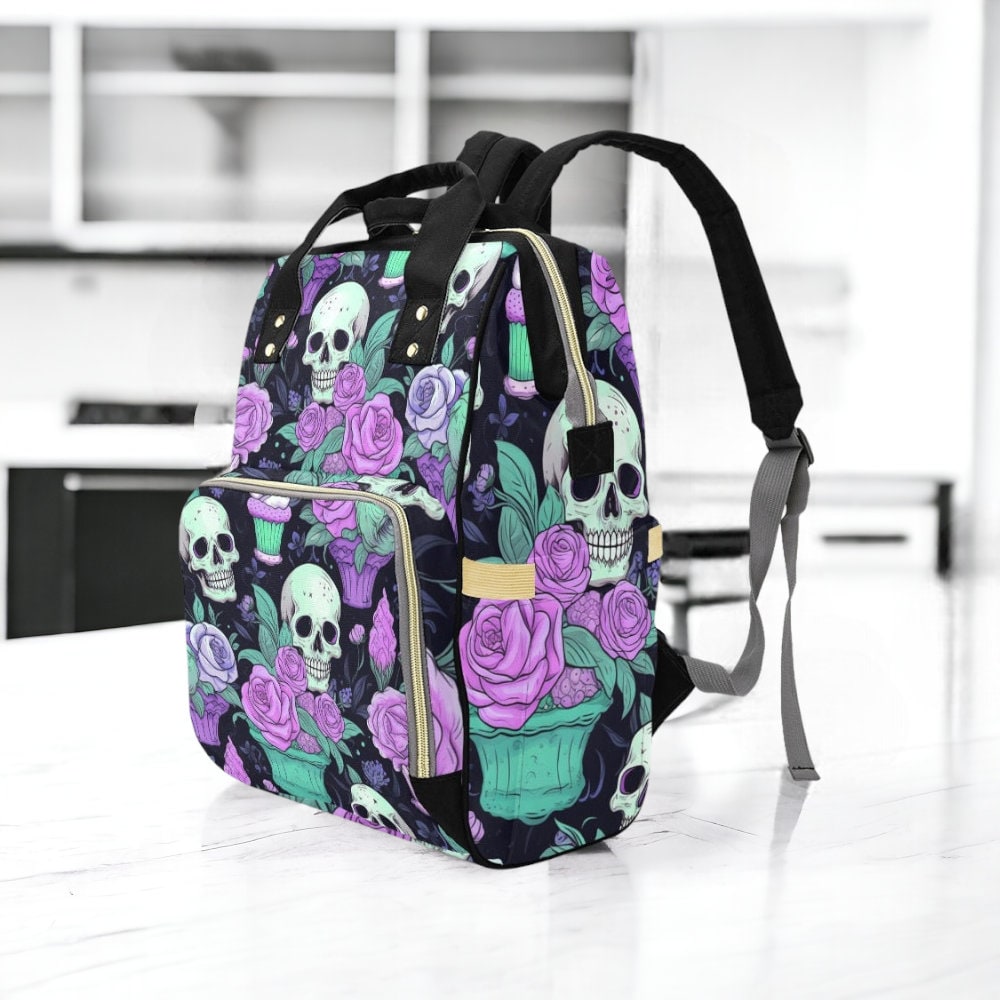 Skulls 2024 Diaper Bag Backpack|Custom Diaper Bag|Baby Bag|Diaper Bag Backpack|Diaper Bags|Baby Shower Gifts|Baby Gift|Backpack|Gift For Baby|Bag