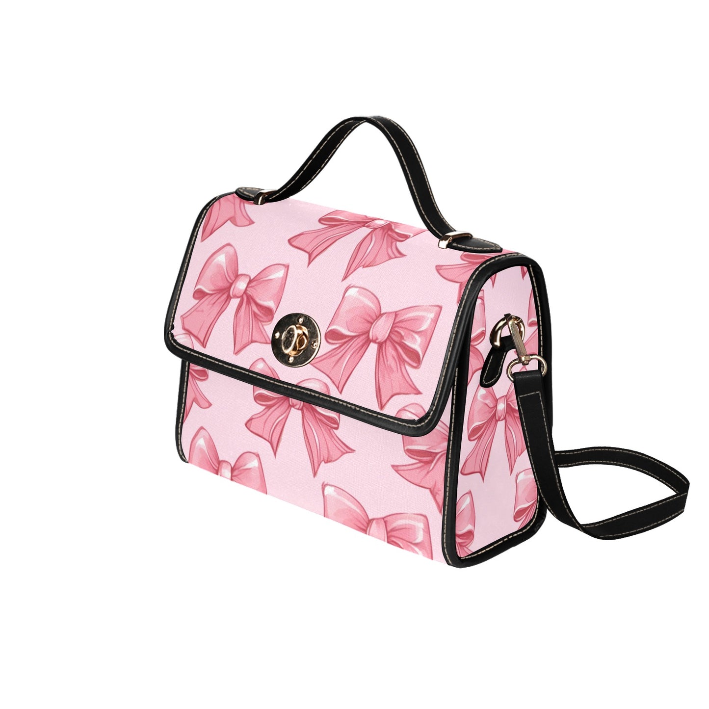 Pink Ribbons Satchel Bag