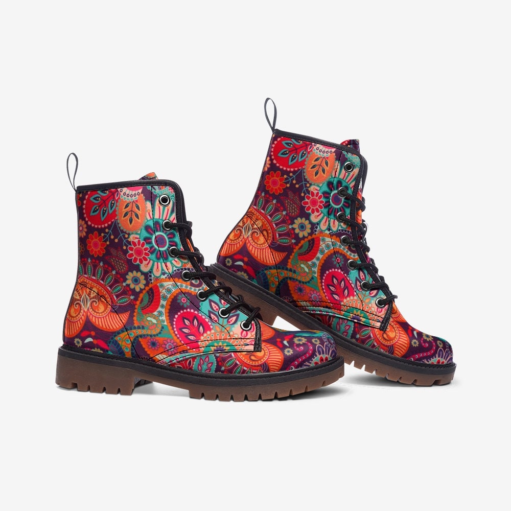 Boho Festival Unisex Vegan Leather Boots