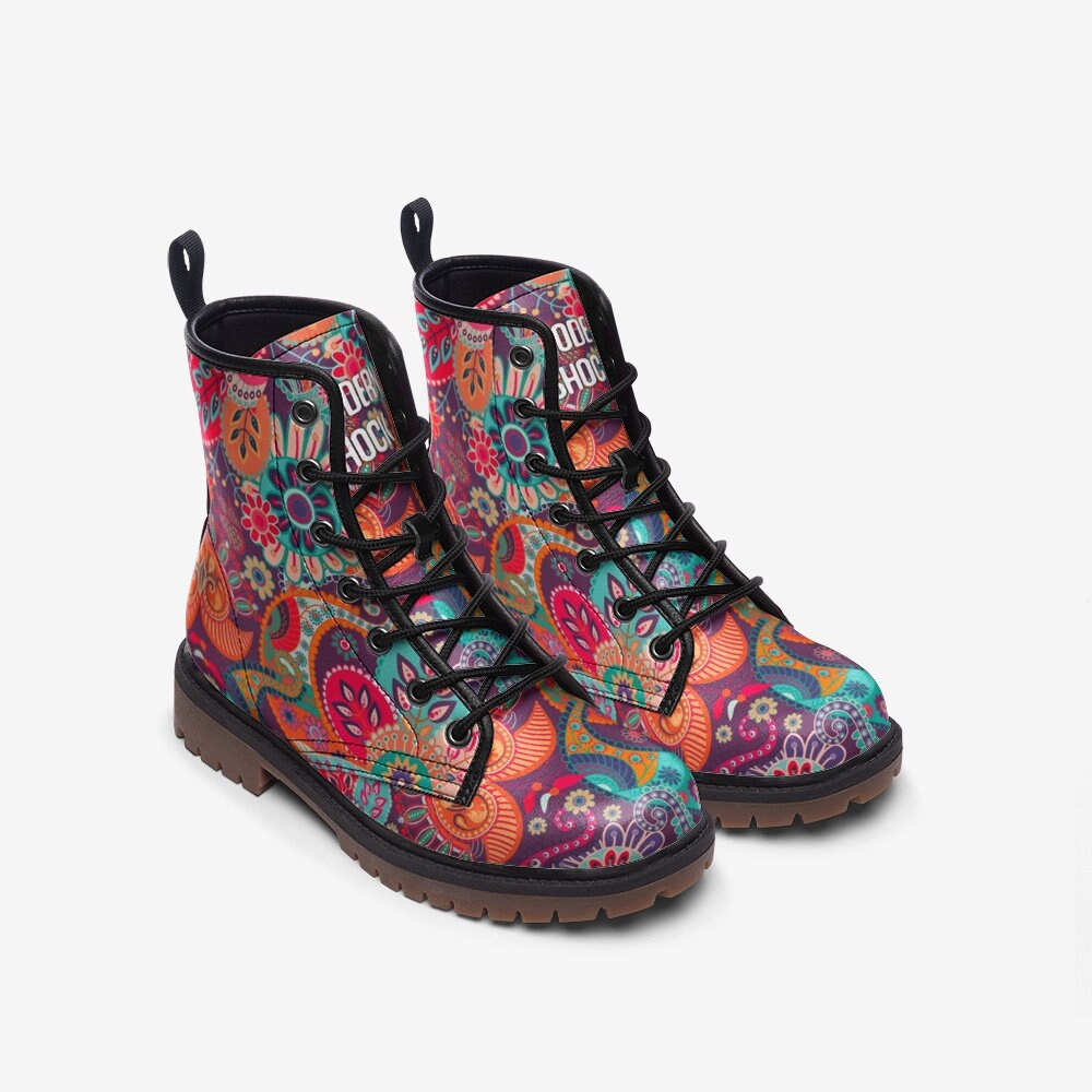 Boho Festival Unisex Vegan Leather Boots