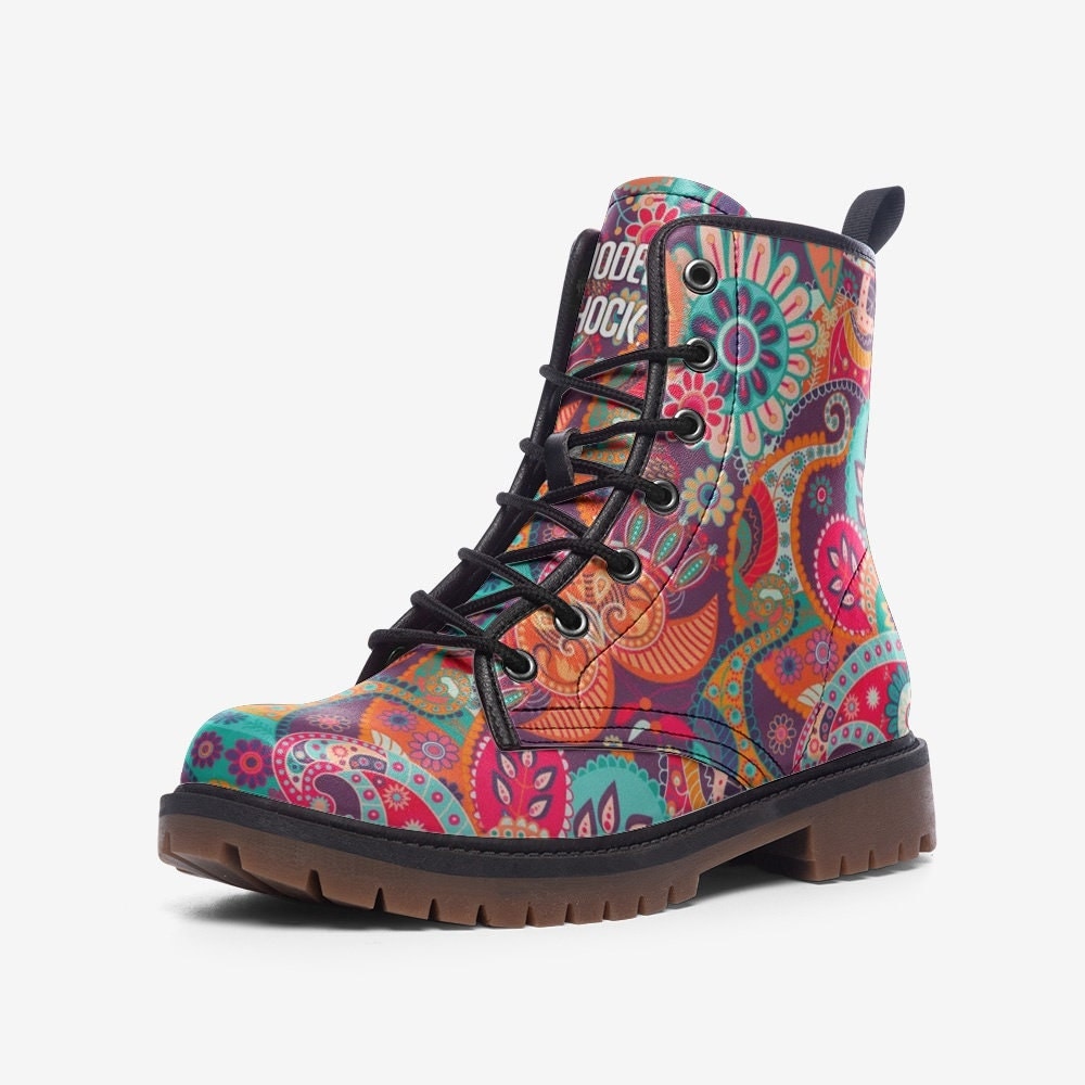 Boho Festival Unisex Vegan Leather Boots