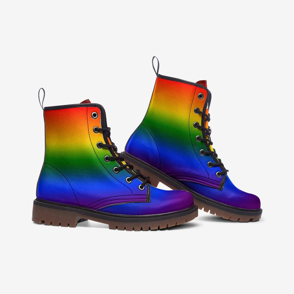 Rainbow clearance combat boots