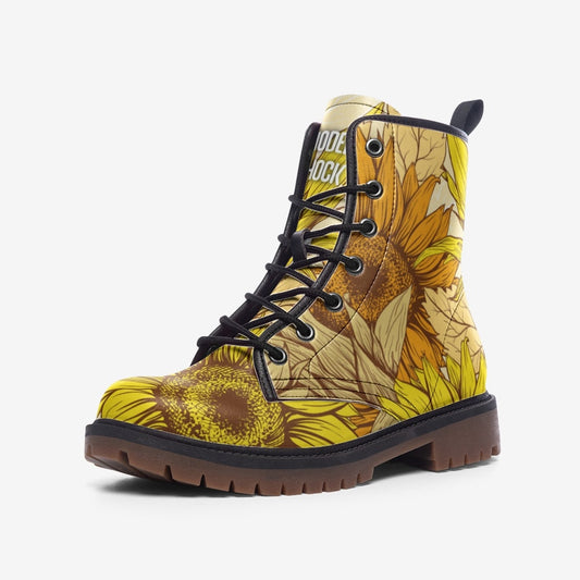 Sunflower Vegan Leather Unisex Boots