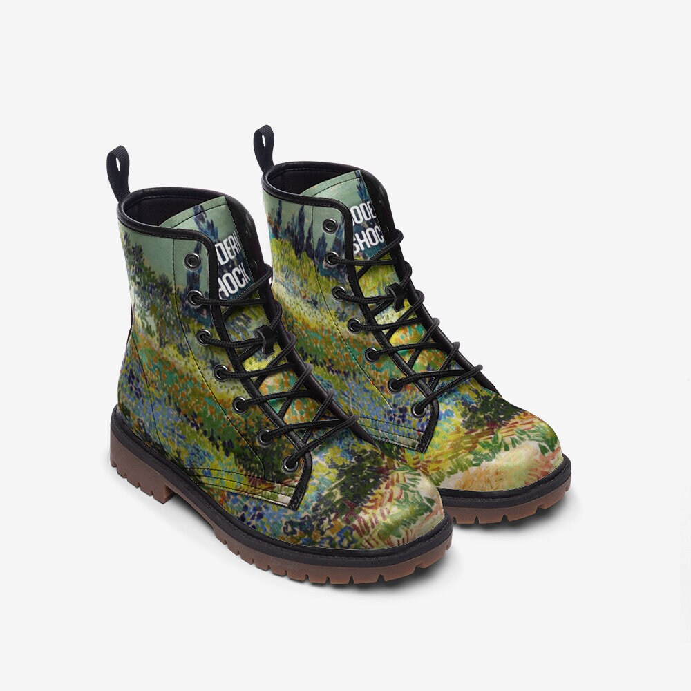 Van Gogh Vegan Leather Unisex Boots