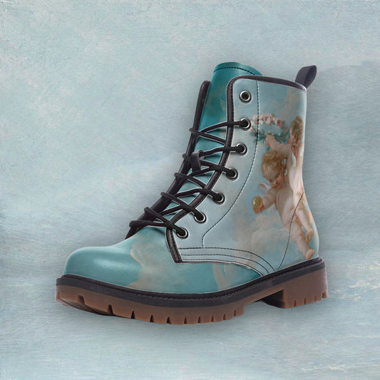 Venus and Vulcan by François Boucher Vegan Leather Unisex Boots