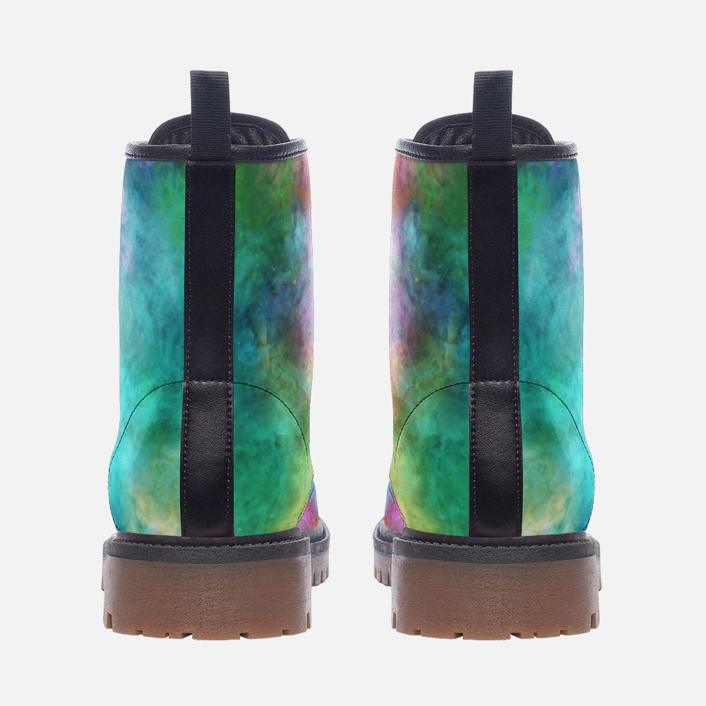 Rainbow Galaxy Vegan Leather Unisex Boots