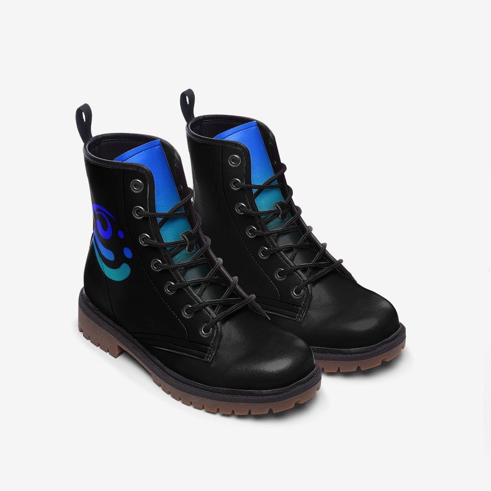 Genshin Impact Hydro Vegan Leather Unisex Boots