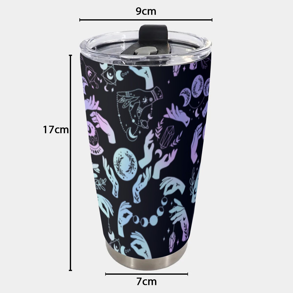 Witchy Hands Goth Tumbler – 20oz